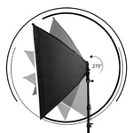 SH Photography Softbox Lighting Kit Four Lamp Softbox Kit 50x70CM Soft Box Equipment E27 Base For Photo Studio Kit Shooting