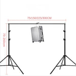 Photography Backdrops Green Screen Chromakey Shooting Background Cloth Polyester Cotton Photo Studio with Stand for Live 3X6M