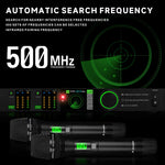 X-DUOMIC M100MAX wireless microphone system dynamic multi-function color screen with equalization and reverberation 200 meters