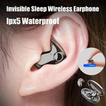 Invisible Sleep Wireless Earphone TWS Bluetooth 5.3 Headphones Hidden Earbuds IPX5 Waterproof Noise Reduction Sports Headset