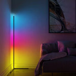 Smart RGB Dream Color Floor Lamp with Music Sync Modern 16 Million Color Changing Standing Mood Light with APP & Remote Control