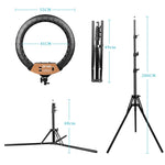 22 inch (55cm) Ring Light Kit 60W Bluetooth Control LED Ring Light Illumination with Tripod Dimmable for video Blog Portrait