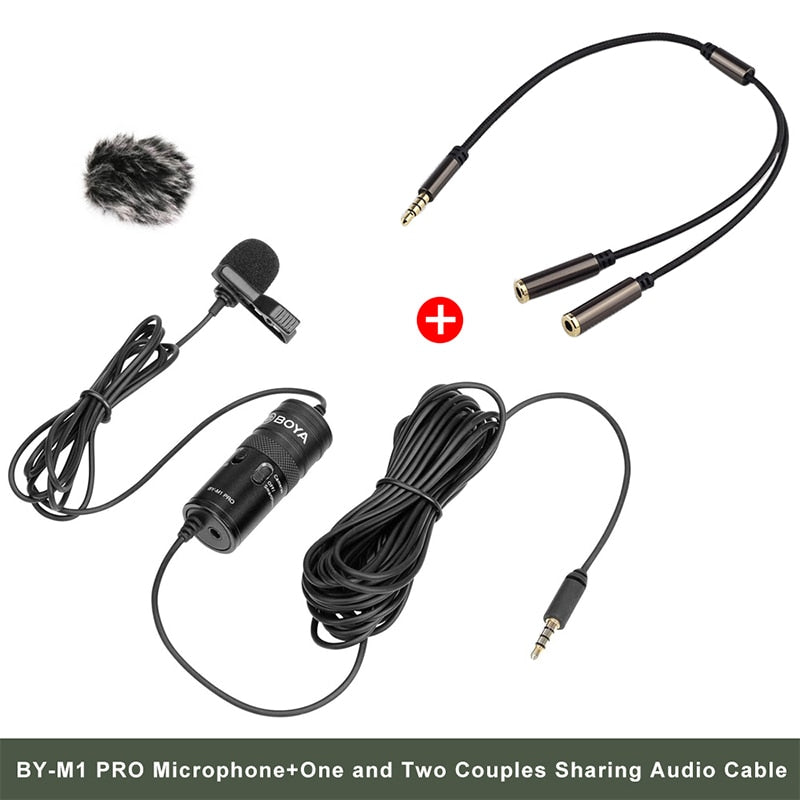 Universal Clip-on Lavalier Microphone