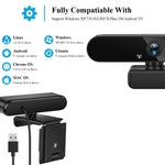 4K Autofocus Lens Webcam With Microphone