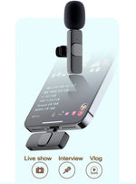 Wireless Lavalier Chargeable Handheld Microphone